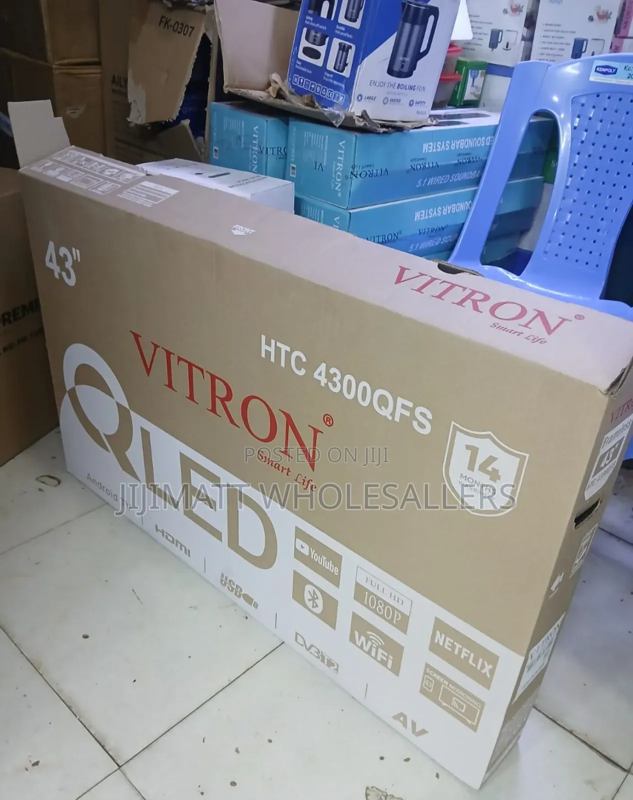 Vitron 43 Inches Qled Tv
