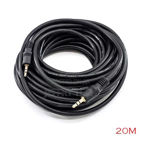 Cable Sound 3.5mm/3pole Aux Male 20m Oem