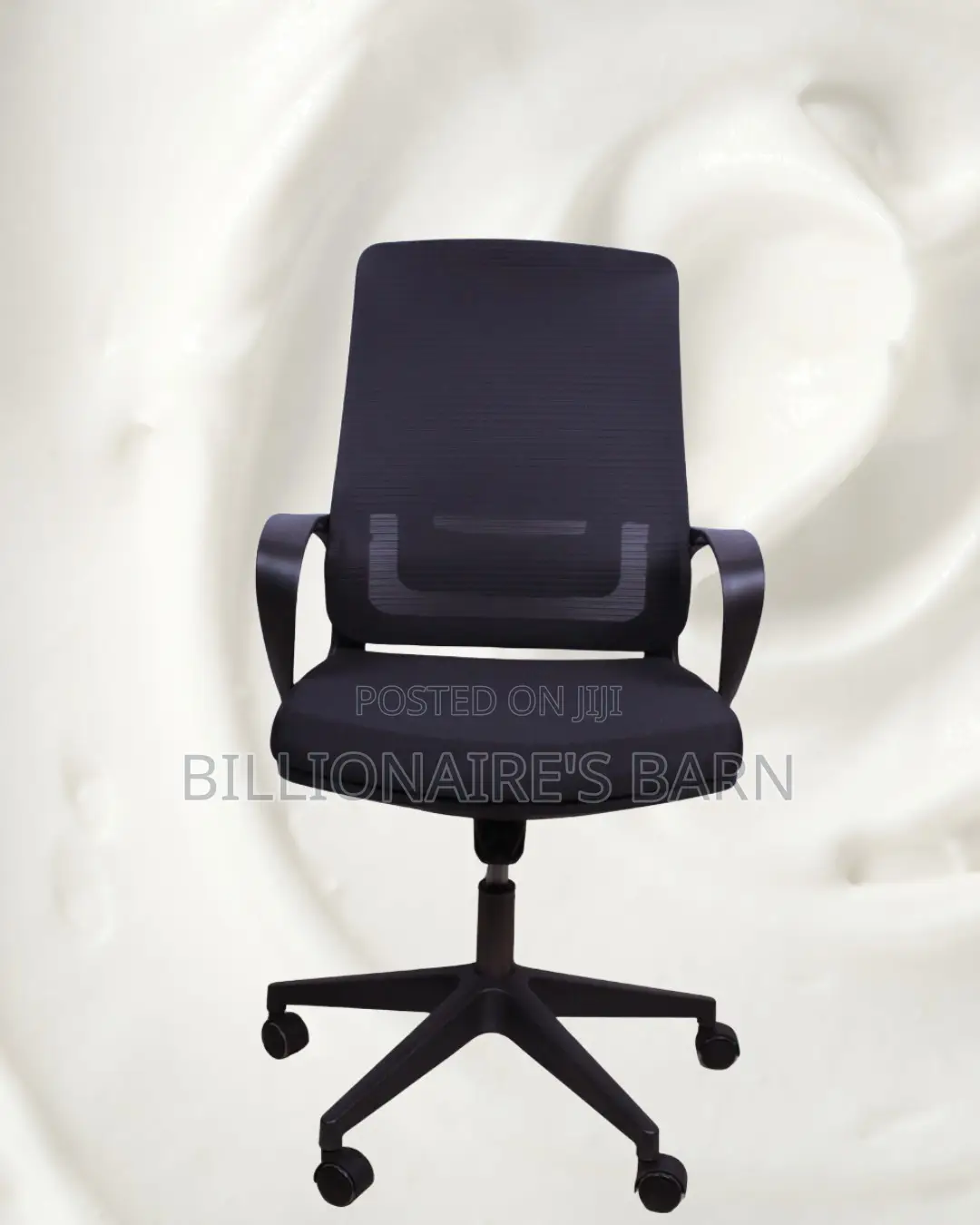 Orthopedic Black Ergonomic Mesh Office Chair — Boosts Posture Focus