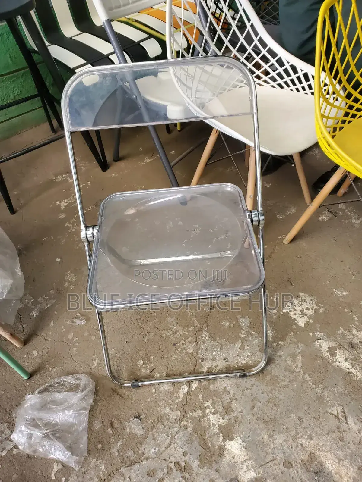 Transparent Foldable Chair