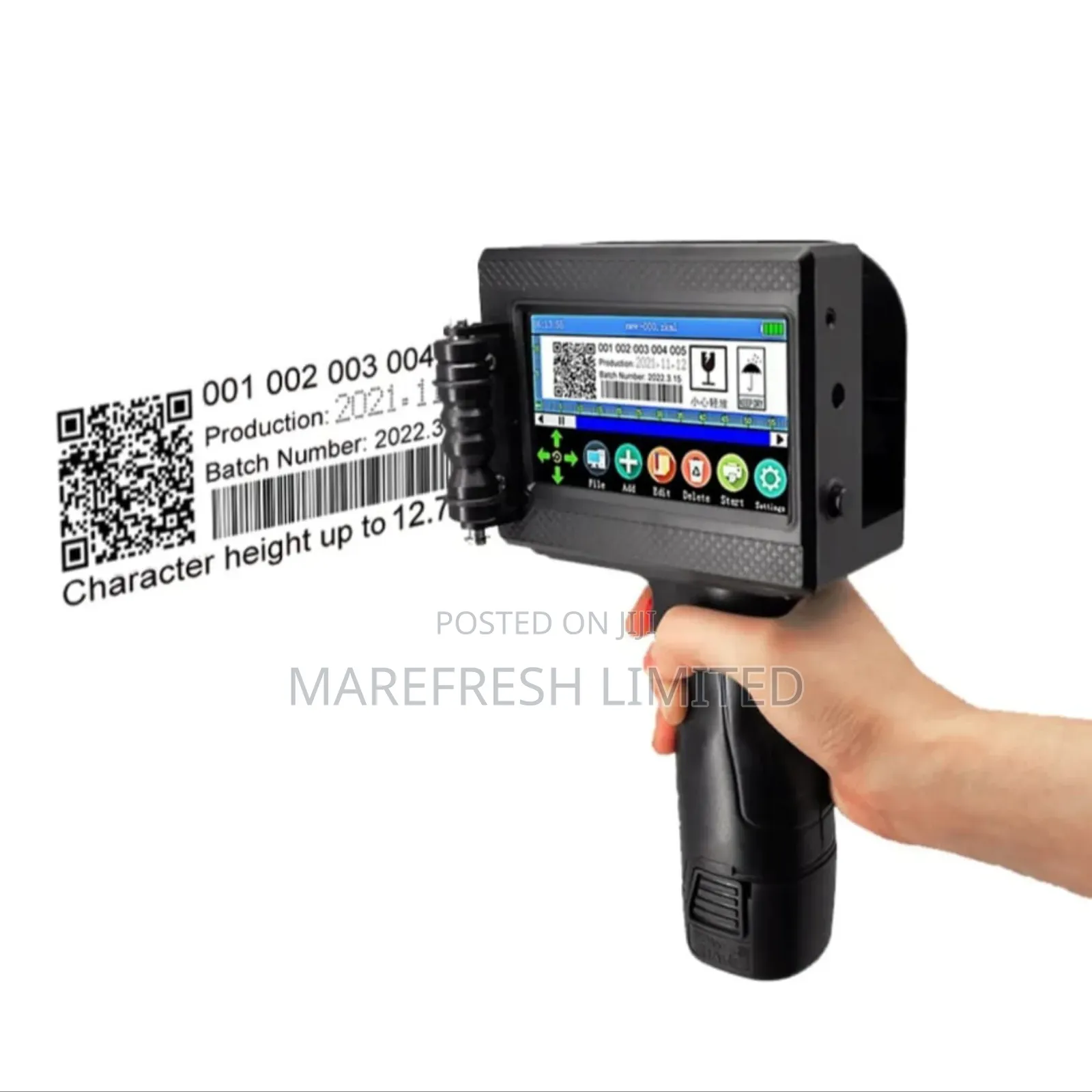 Handheld Intelligent Inkjet Printer