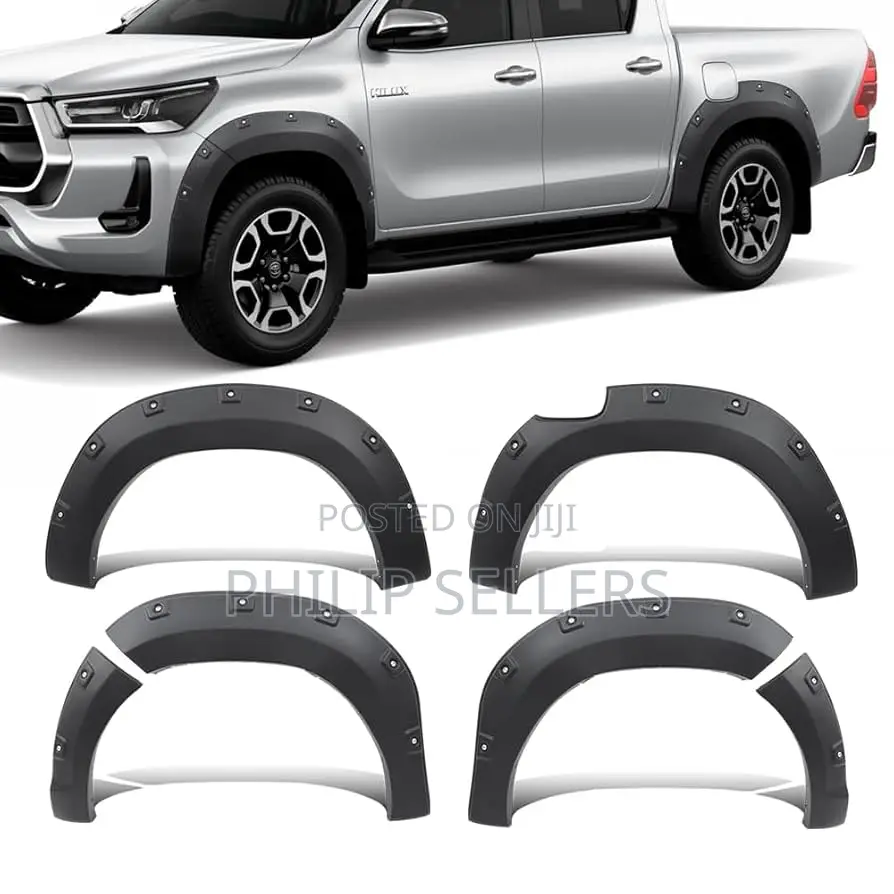 Toyota Hilux Accessories, 2020-2025 Double Cab Fender Flares,