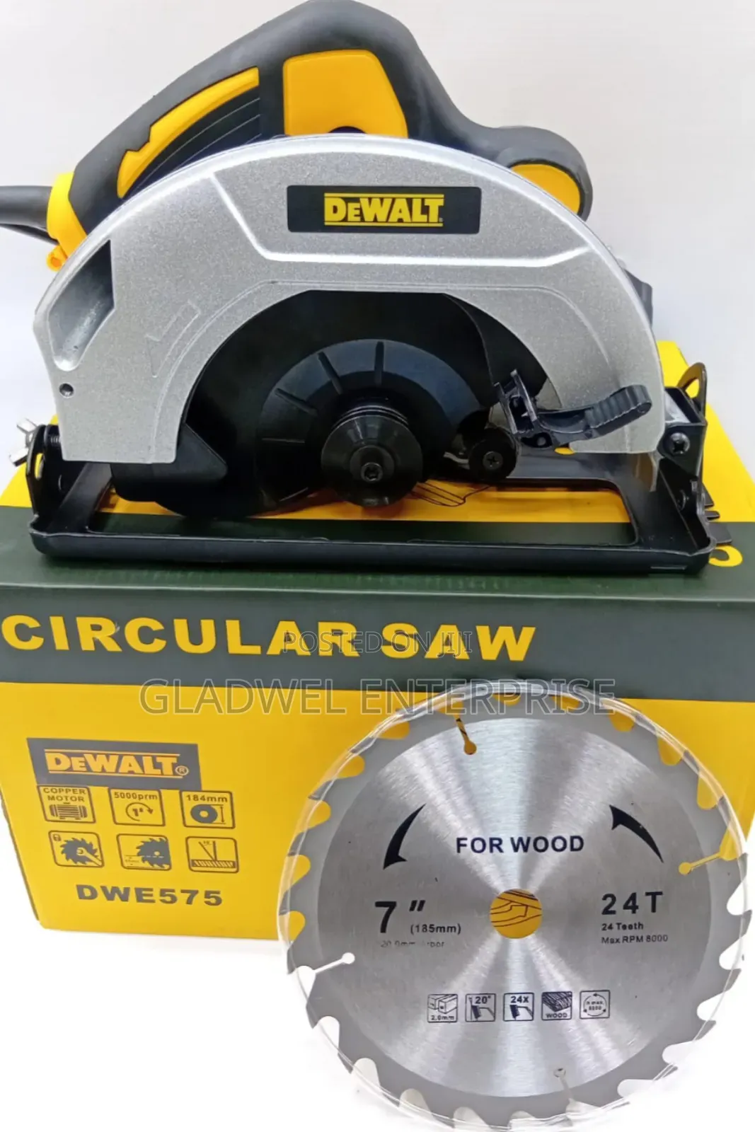 7inch Dewalt Electric Circular Saw With Blade