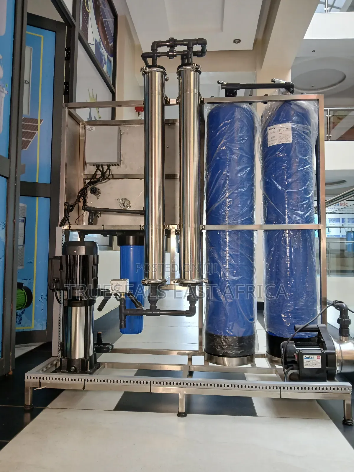 500 LPH Reverse Osmosis Water Purification System