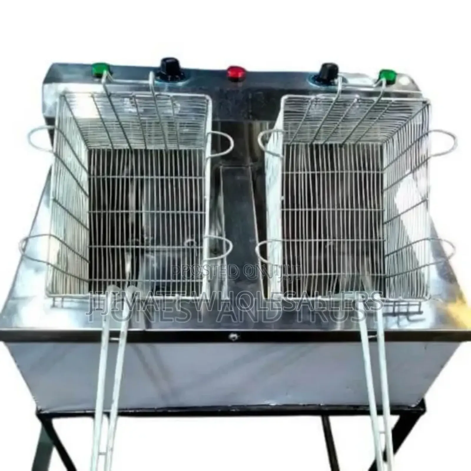 Commercial Chips Deep Fryer Double Double Coiled Deep Fryer (15l+15l)