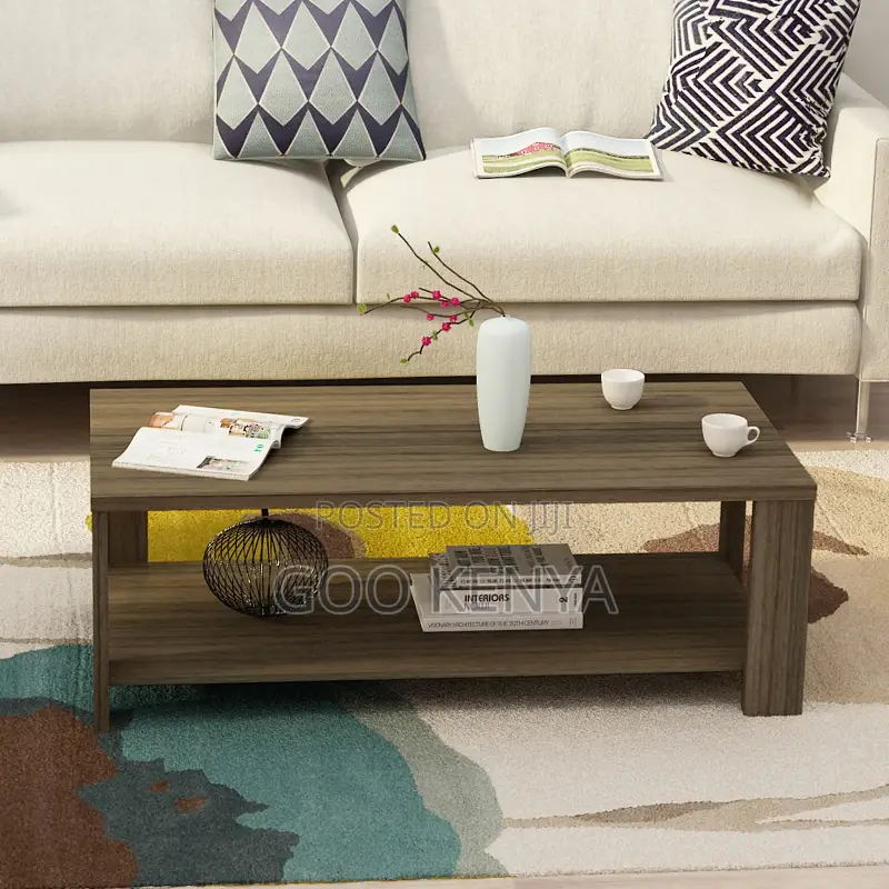Home Table; Premium Mahogany Coffee Table for Home Living Room