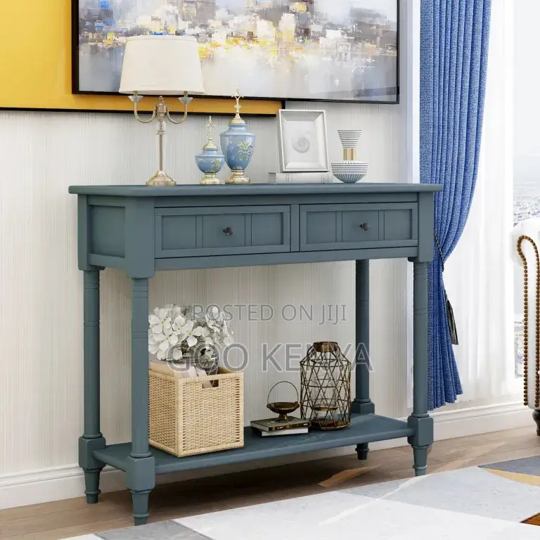 Home Table; Home Hall Console Table With Wooden Drawers