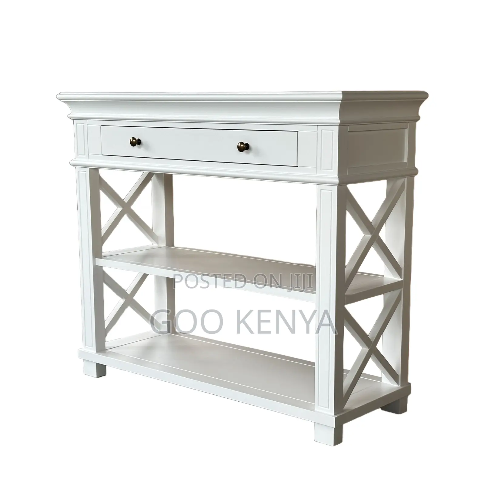 Home Table; Vintage Style Wooden Console Table With Storage