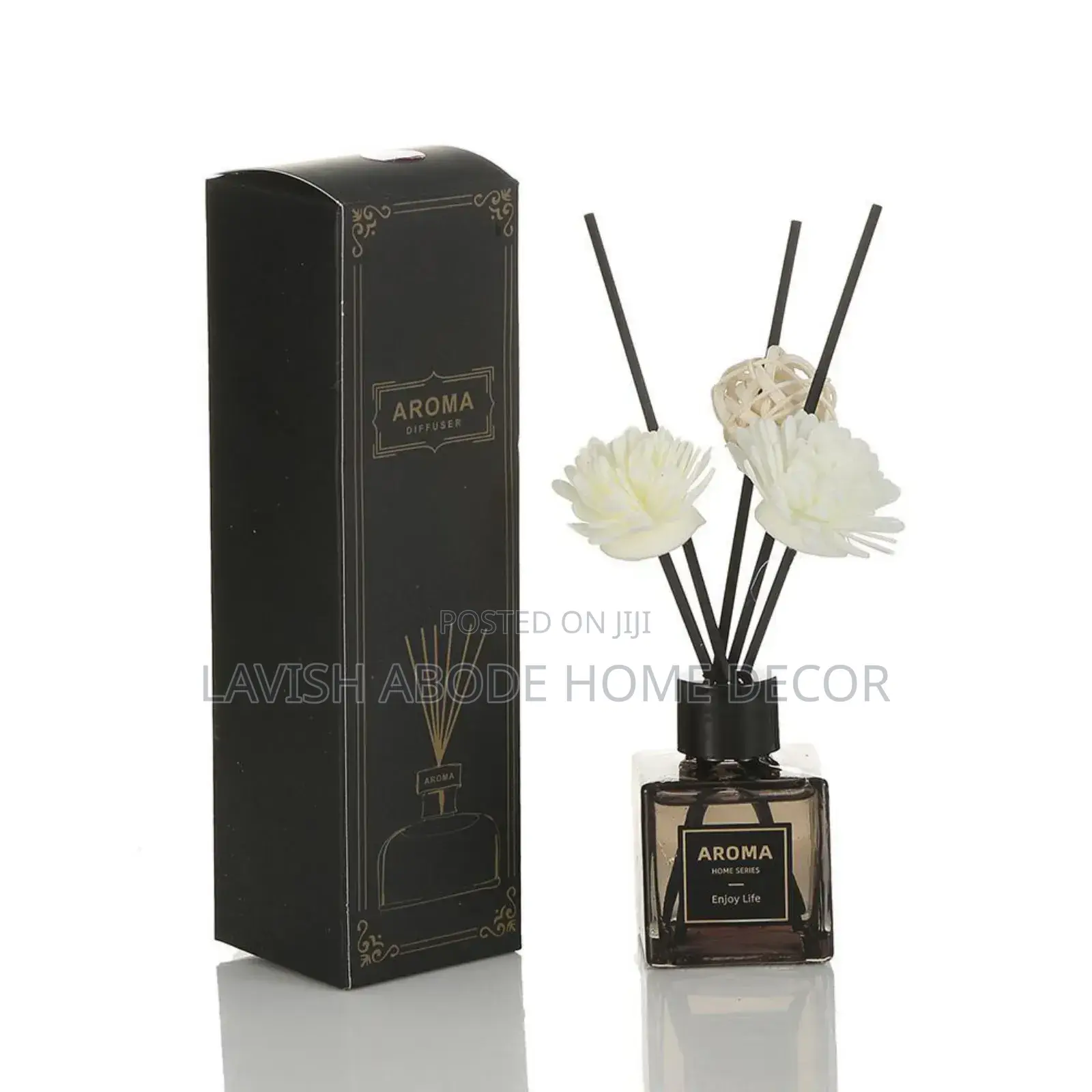 Aromatherapy Reed Diffussers Black Bottle