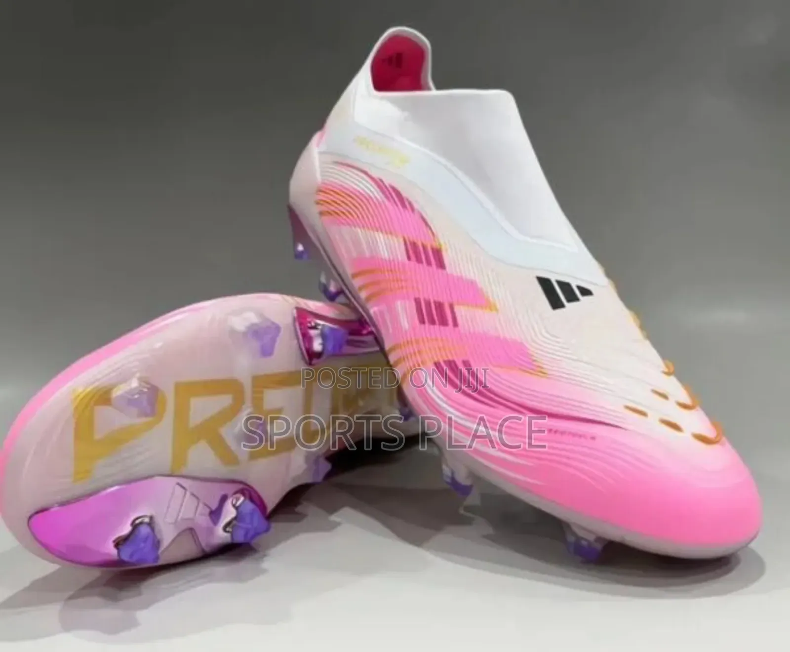 Adidas Predator Laceless Pink Elite Fg Limited Football Boots
