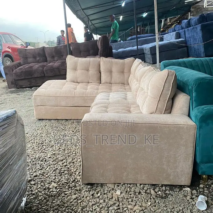 Snug Inviting L Sofa 6 Seater