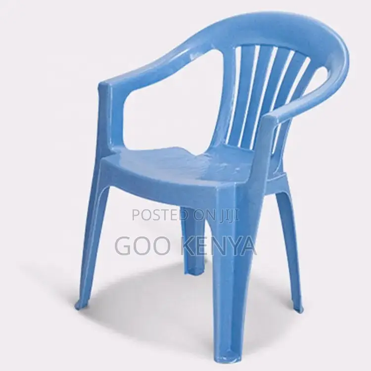 Outdoor Chair; Outdoor Seating Plastic Chair With Arm Support