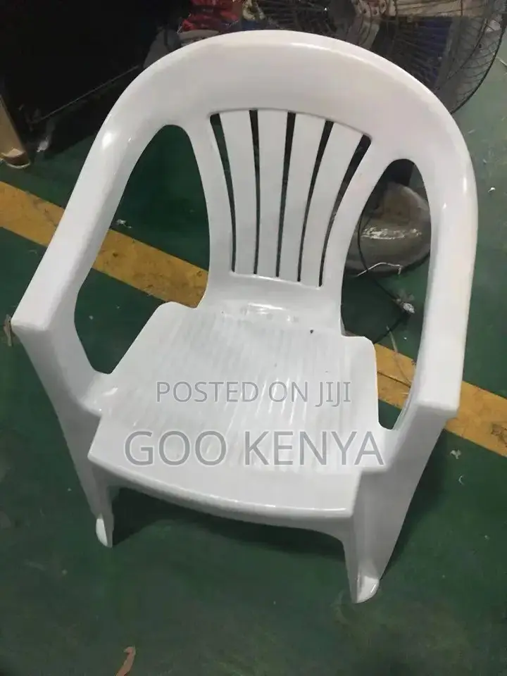 Outdoor Chair; Outdoor Seating Plastic Chair With Arm Support