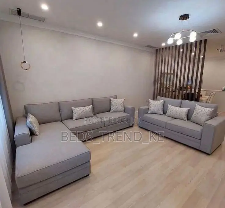 Fancy 6 Seater L Sofa With Matching 2 Seater Sofa