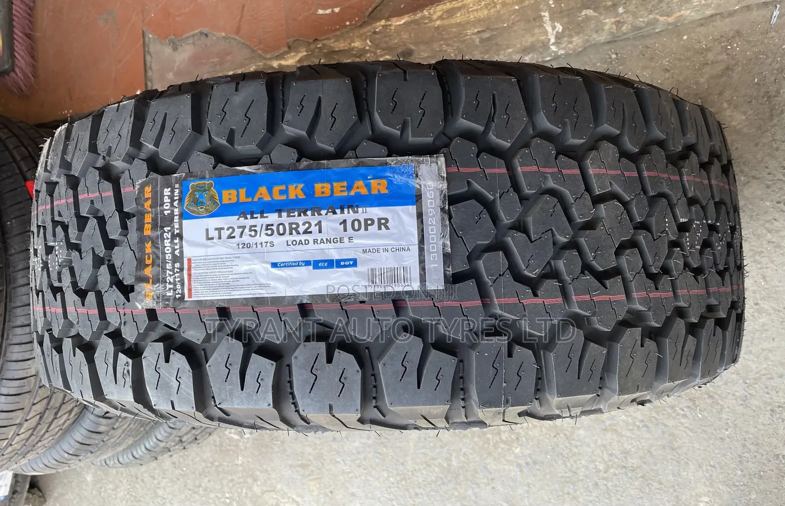275/50r21 Black Bear 10pr