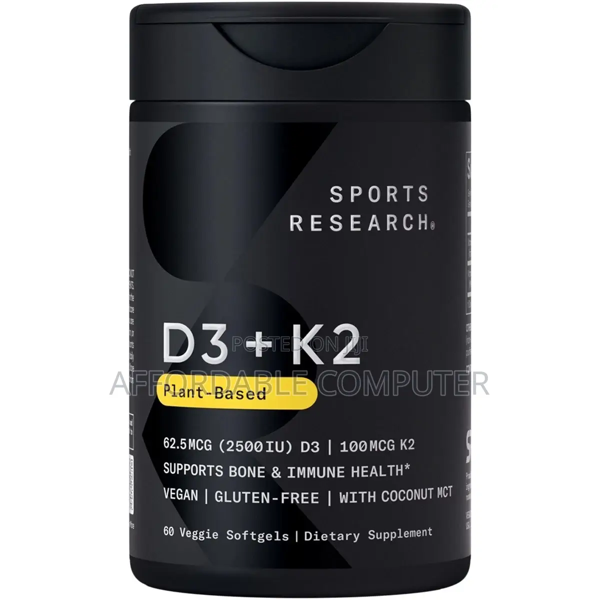 Vitamin D3 - 2500iu of Vegan D3 100mcg of Vitamin