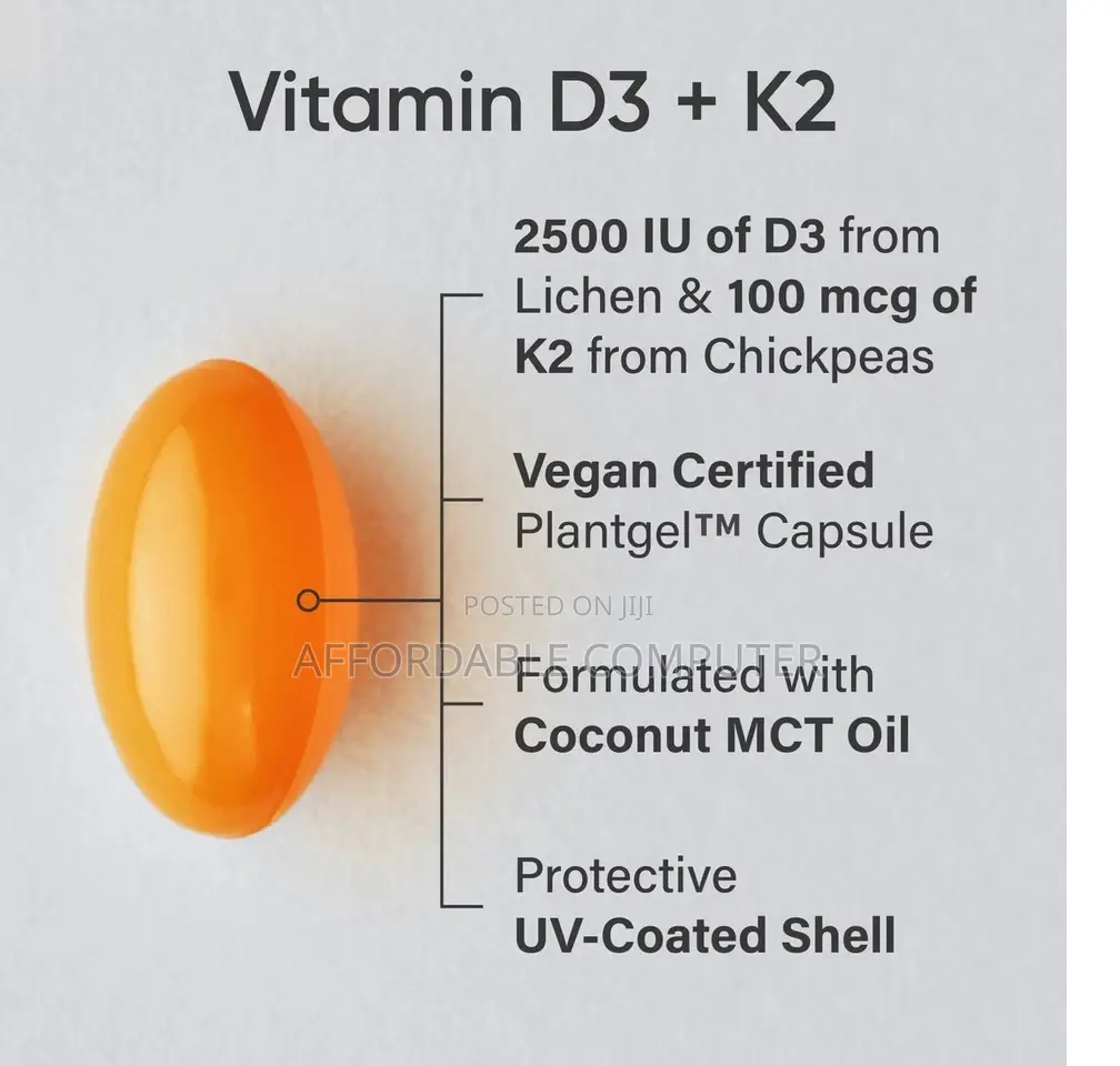Vitamin D3 - 2500iu of Vegan D3 100mcg of Vitamin