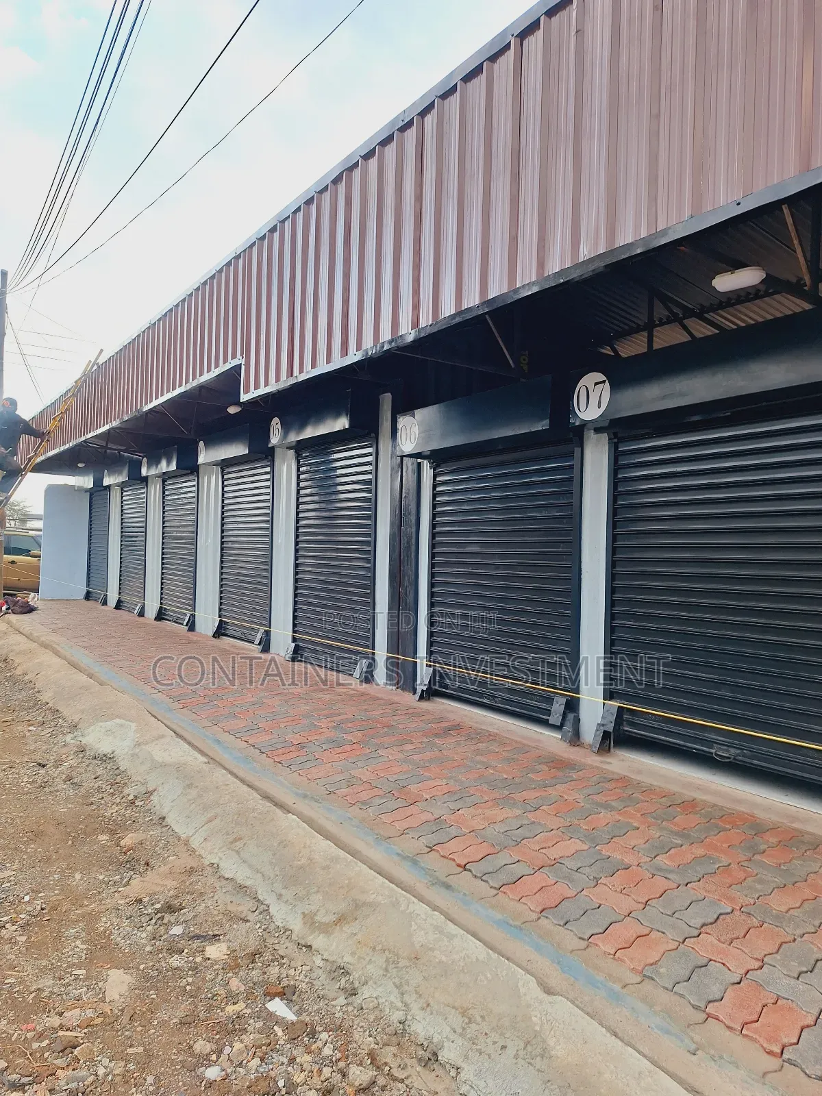 Container Stalls Available-easy To Relocate Container Business Stalls.