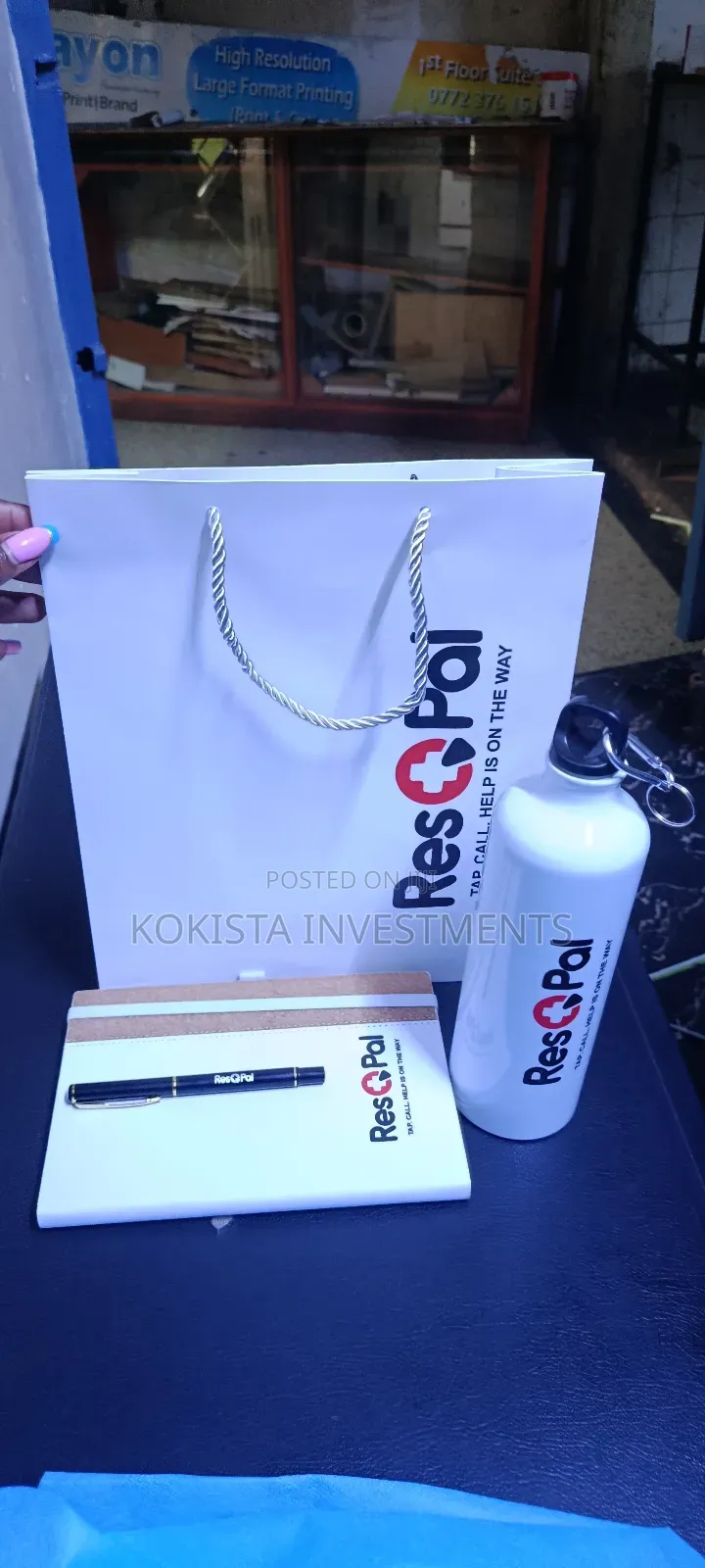 Gift Set,Notebook , Biro and a Bottle