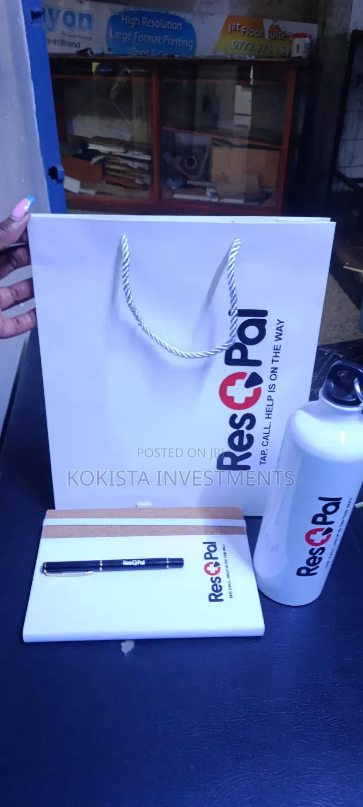 Gift Set,Notebook , Biro and a Bottle
