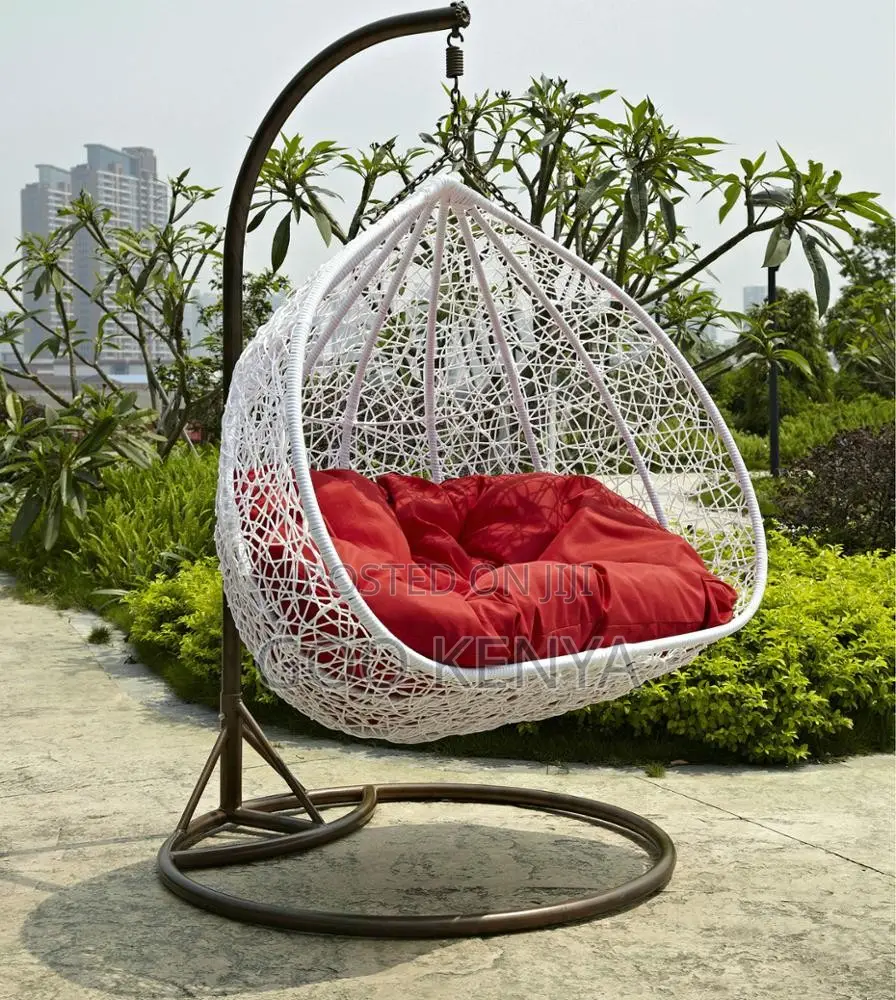 Garden Chair; Garden Hammock Swing With Cushion and Stand