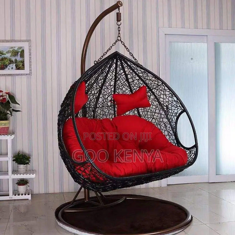 Garden Chair; Garden Hammock Swing With Cushion and Stand