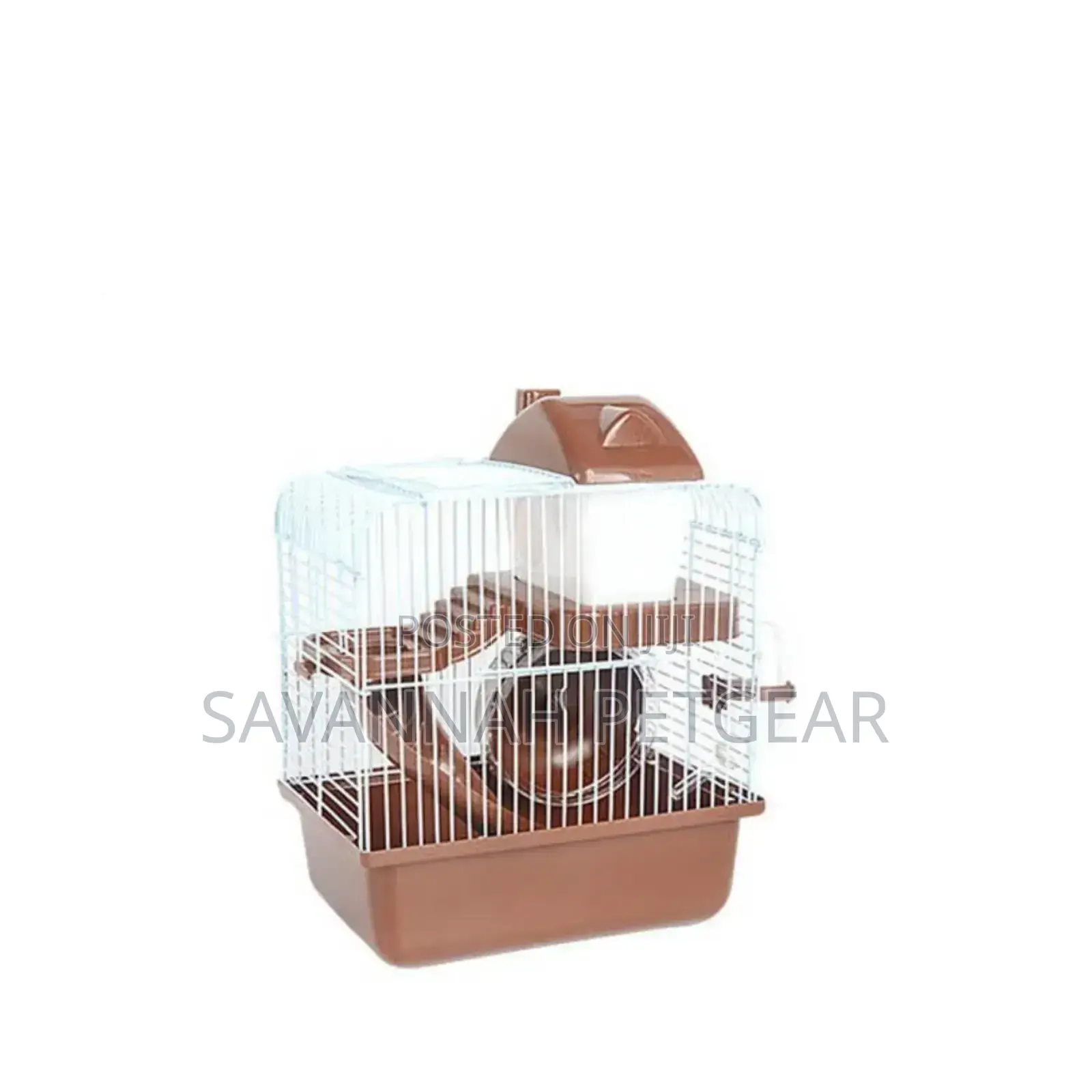 Breathable Plastic Hamster Cage + Accessories (Hamster Wheel, Drinker)