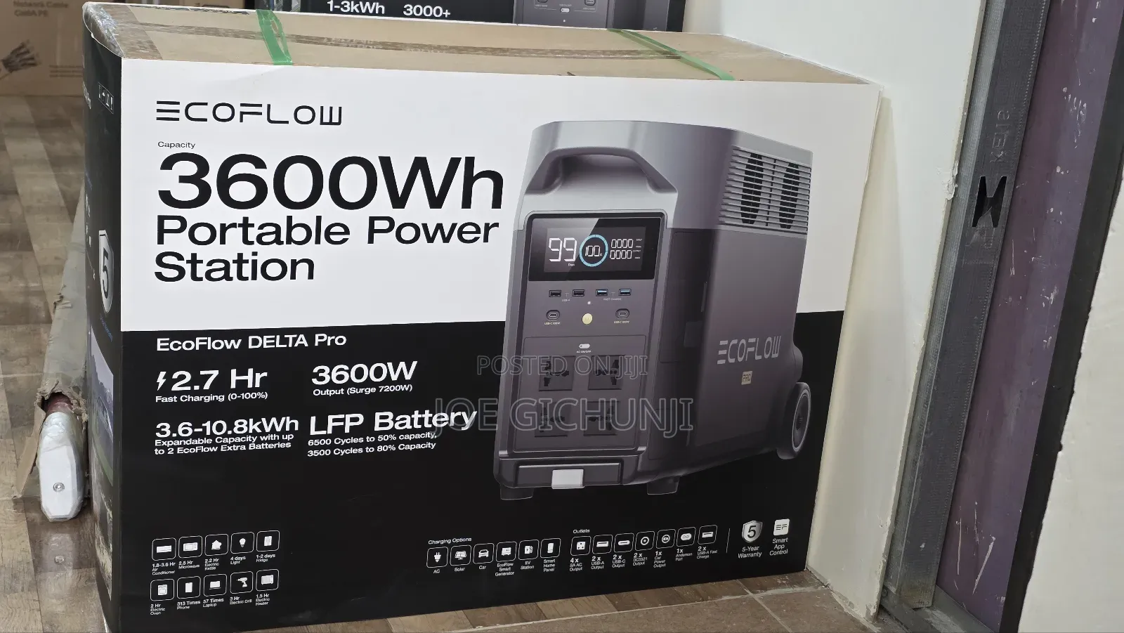 Ecoflow Delta Pro – Portable Power Station (3600w, 3600wh)