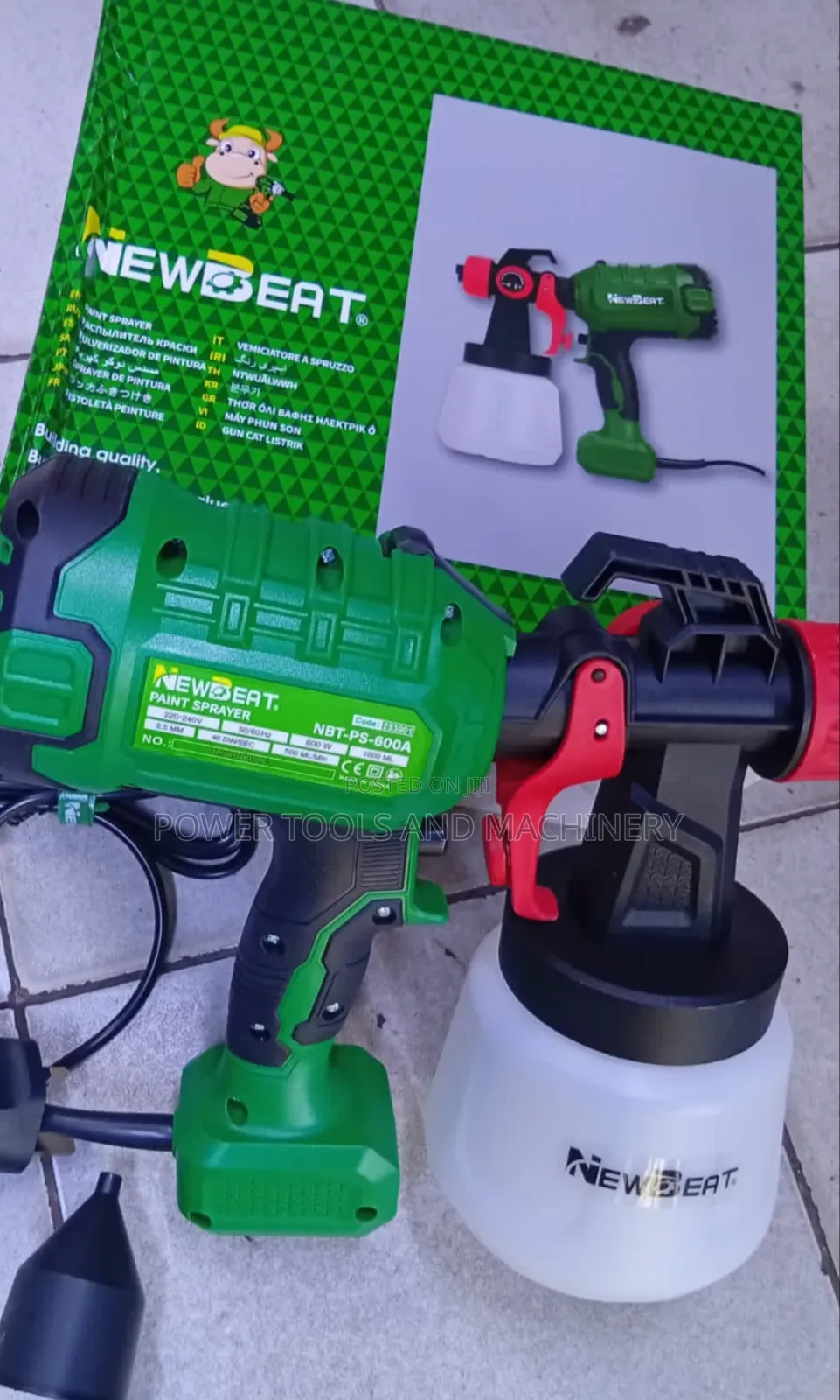 Electric New Beat Spray Gun 600 Watts