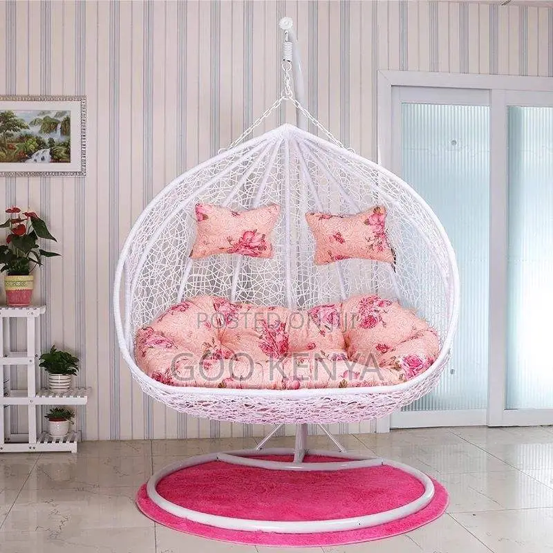 Outdoor Chair; 2-Seat Heavy-Duty Hammock Swing for Garden or Balcony