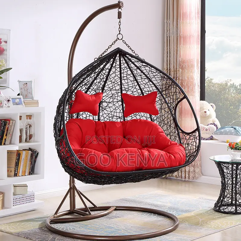 Outdoor Chair; 2-Seat Heavy-Duty Hammock Swing for Garden or Balcony