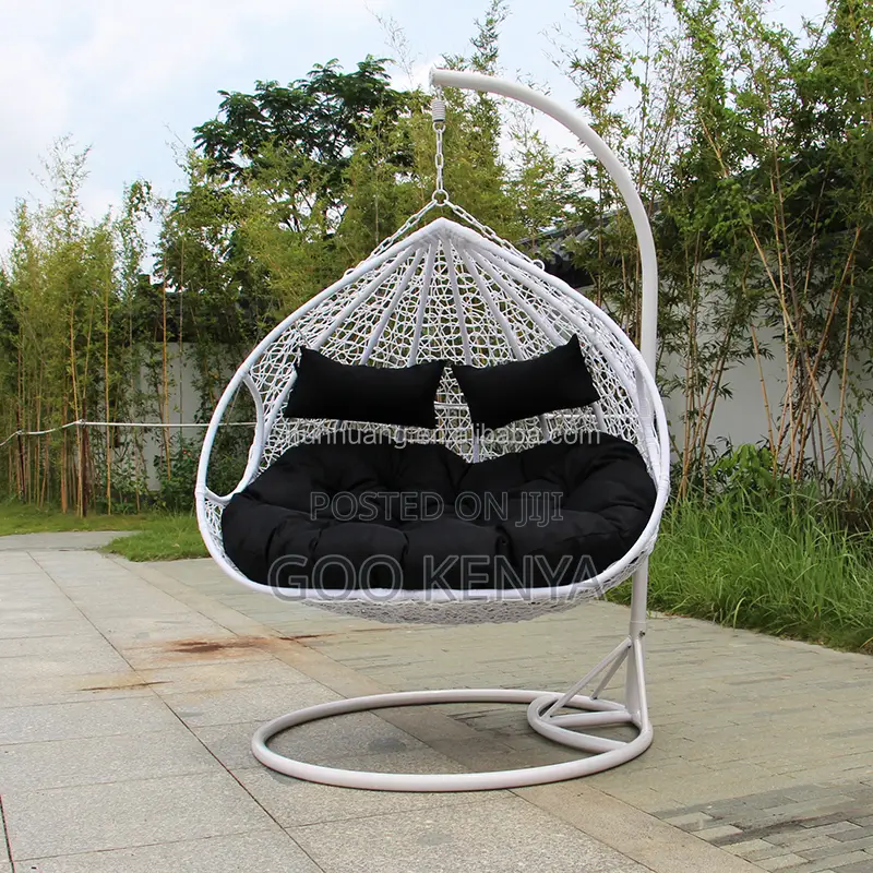 Outdoor Chair; 2-Seat Heavy-Duty Hammock Swing for Garden or Balcony