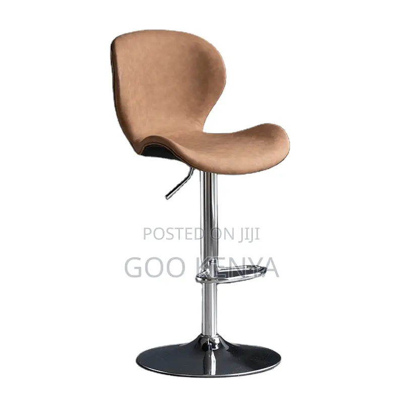 Home Bar Stool; Sturdy Restaurant Bar Stool With Footrest