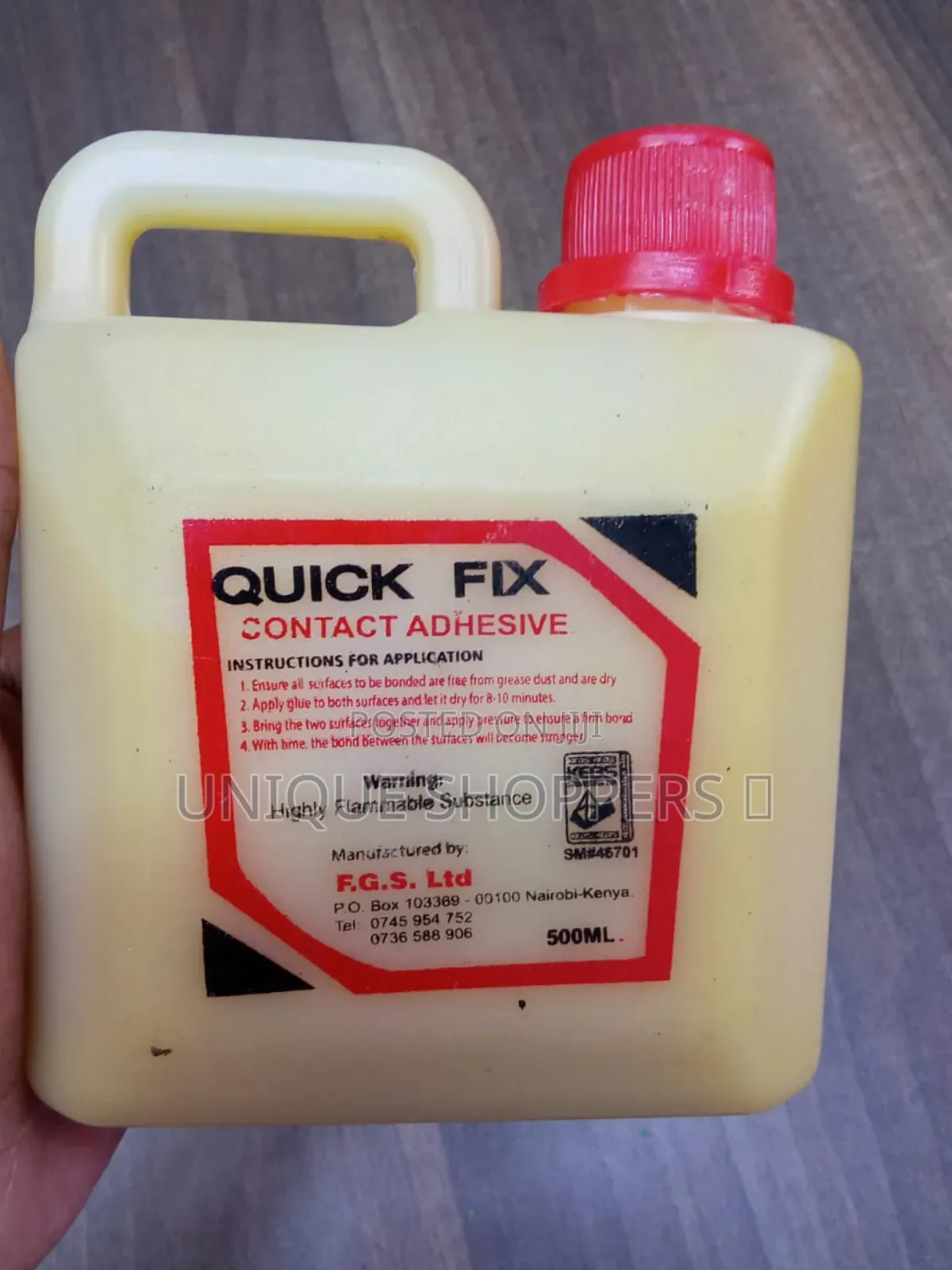 Quarter Litre Contact Adhesive Glue**