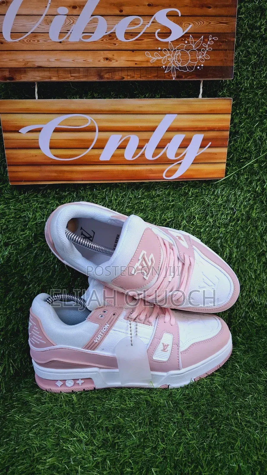 Louis Vuitton Pink Ladies Sneakers