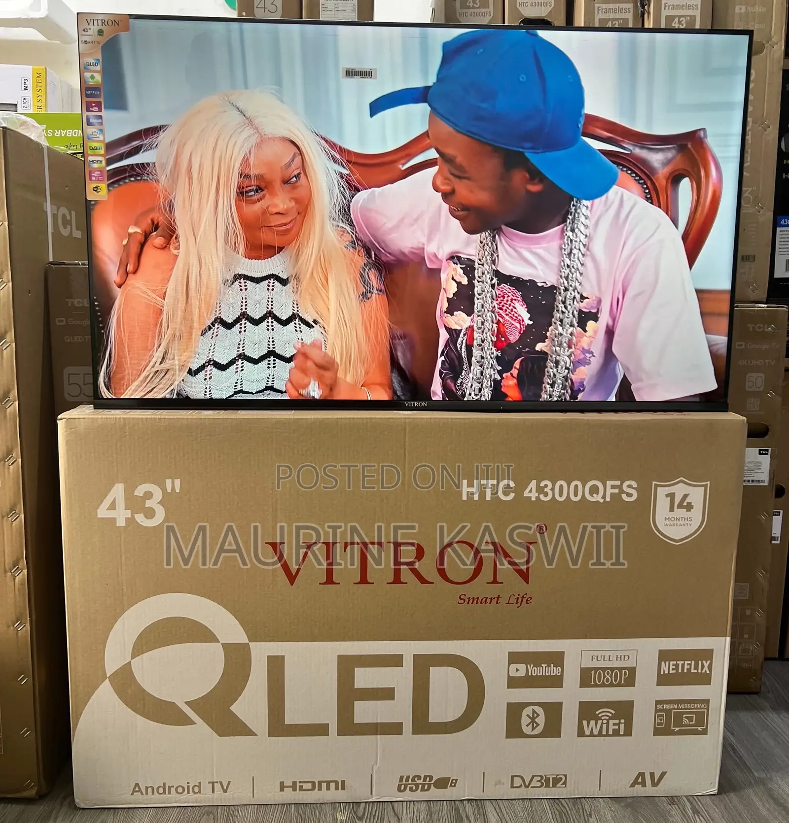 Vitron 43” Qled 2025 Model