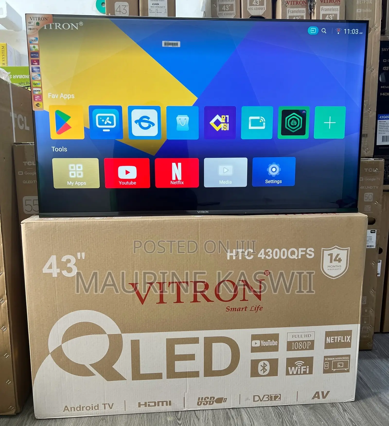 Vitron 43” Qled 2025 Model