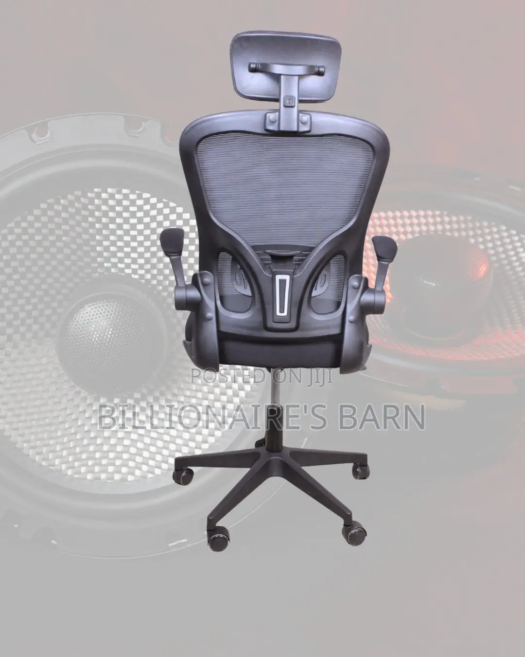 Adjustable Grey Ergonomic Office Chair | Lumbar Support