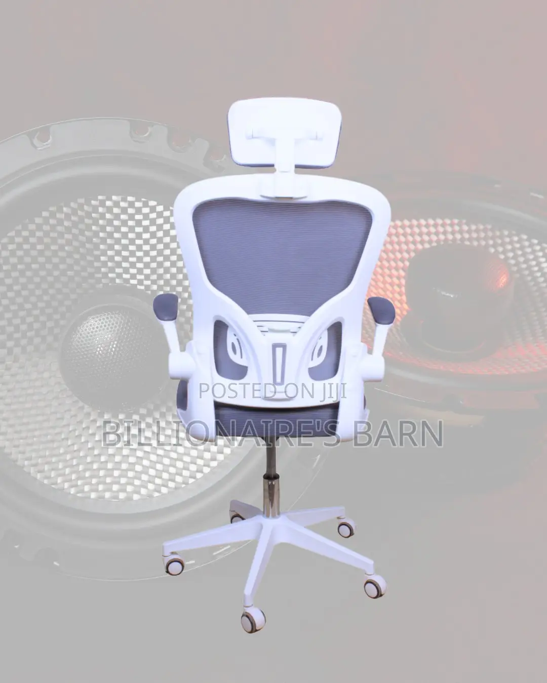 Pro-Grade White Ergonomic Office Chair — Great for Study or Work