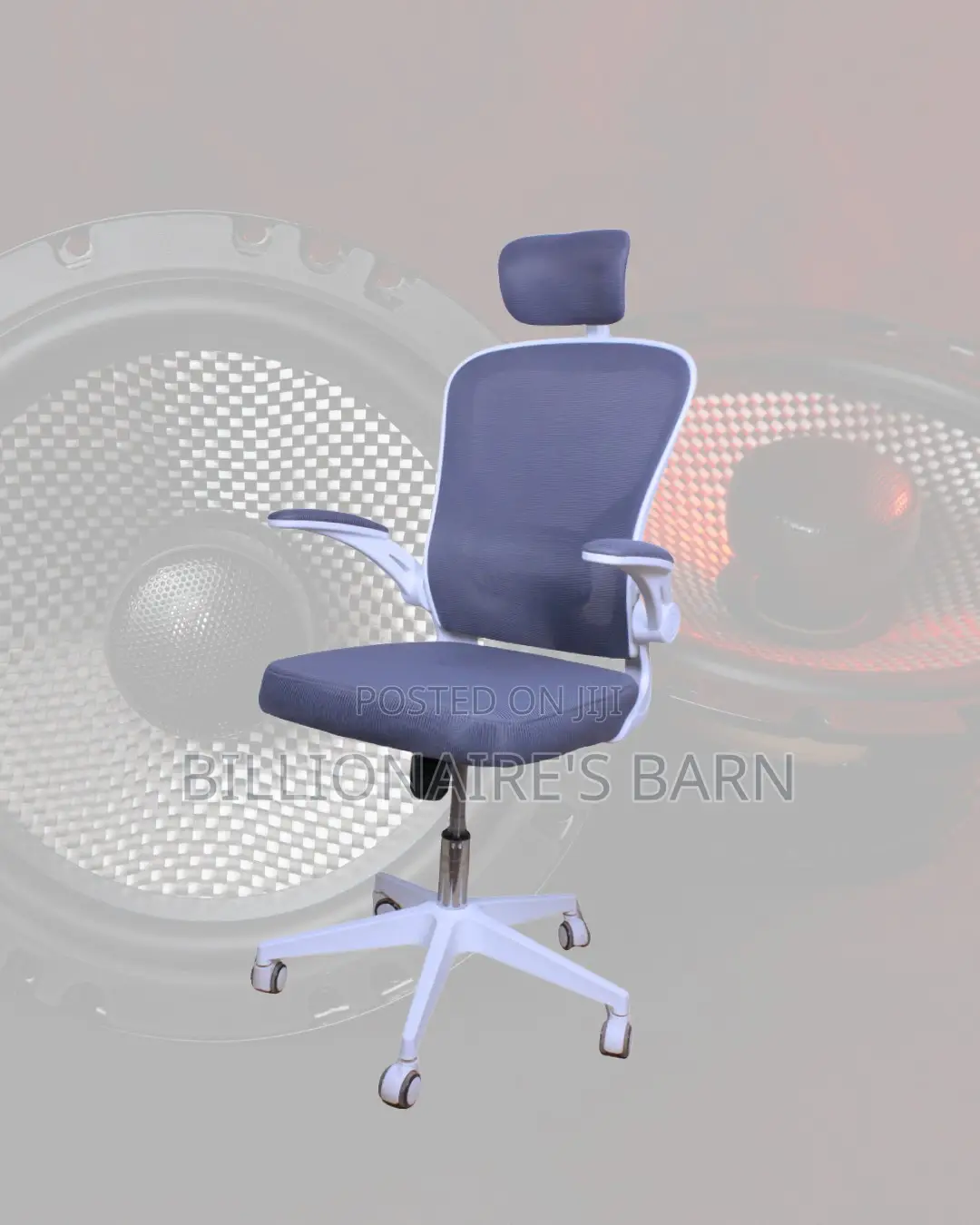 Pro-Grade White Ergonomic Office Chair — Great for Study or Work