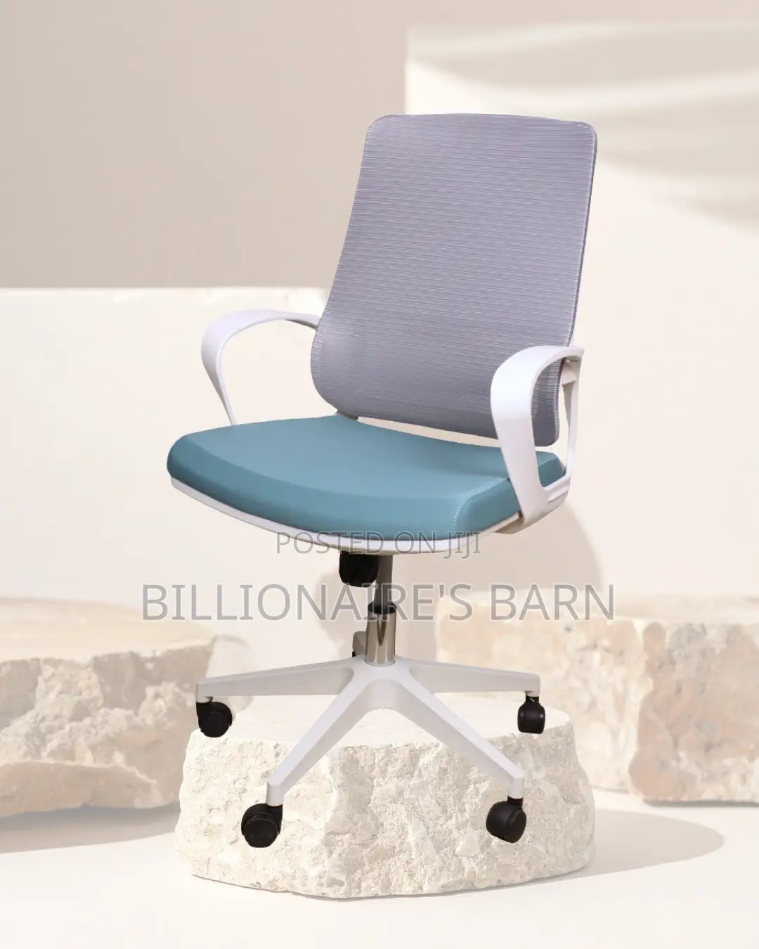 White Ergonomic Mesh Office Chair | Pro-Grade High-Density Foam Seat