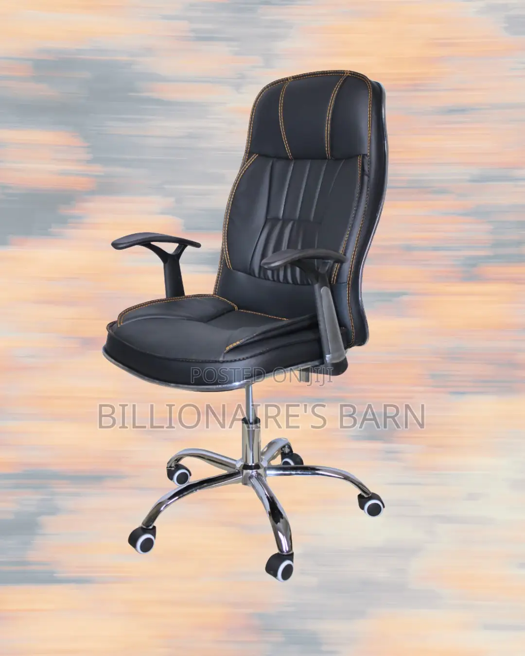 Executive Leather Office Chair | Executive Headrest Support