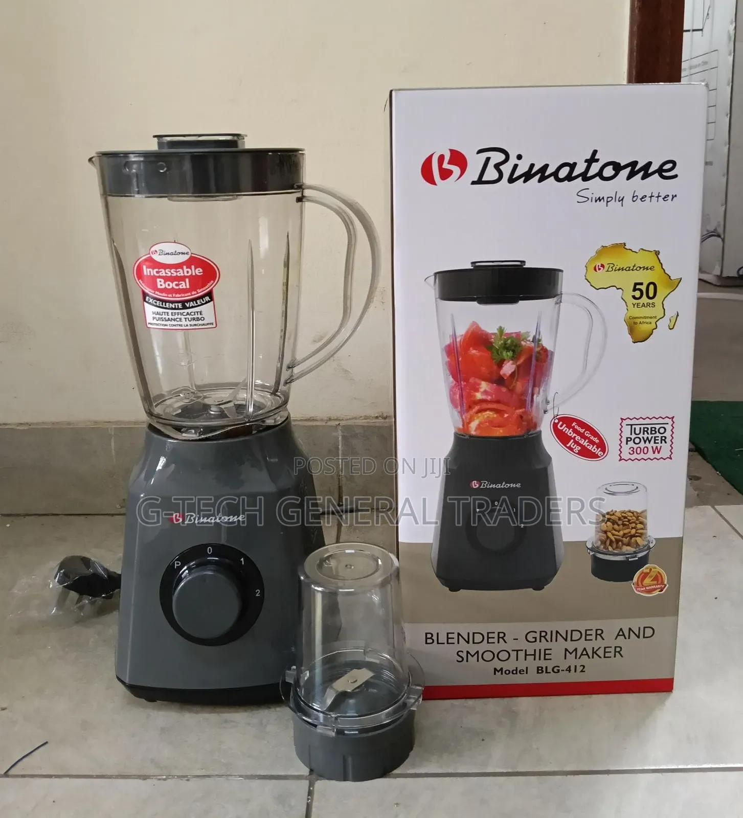 Binatone 2in1 Electric Blender With Grinder