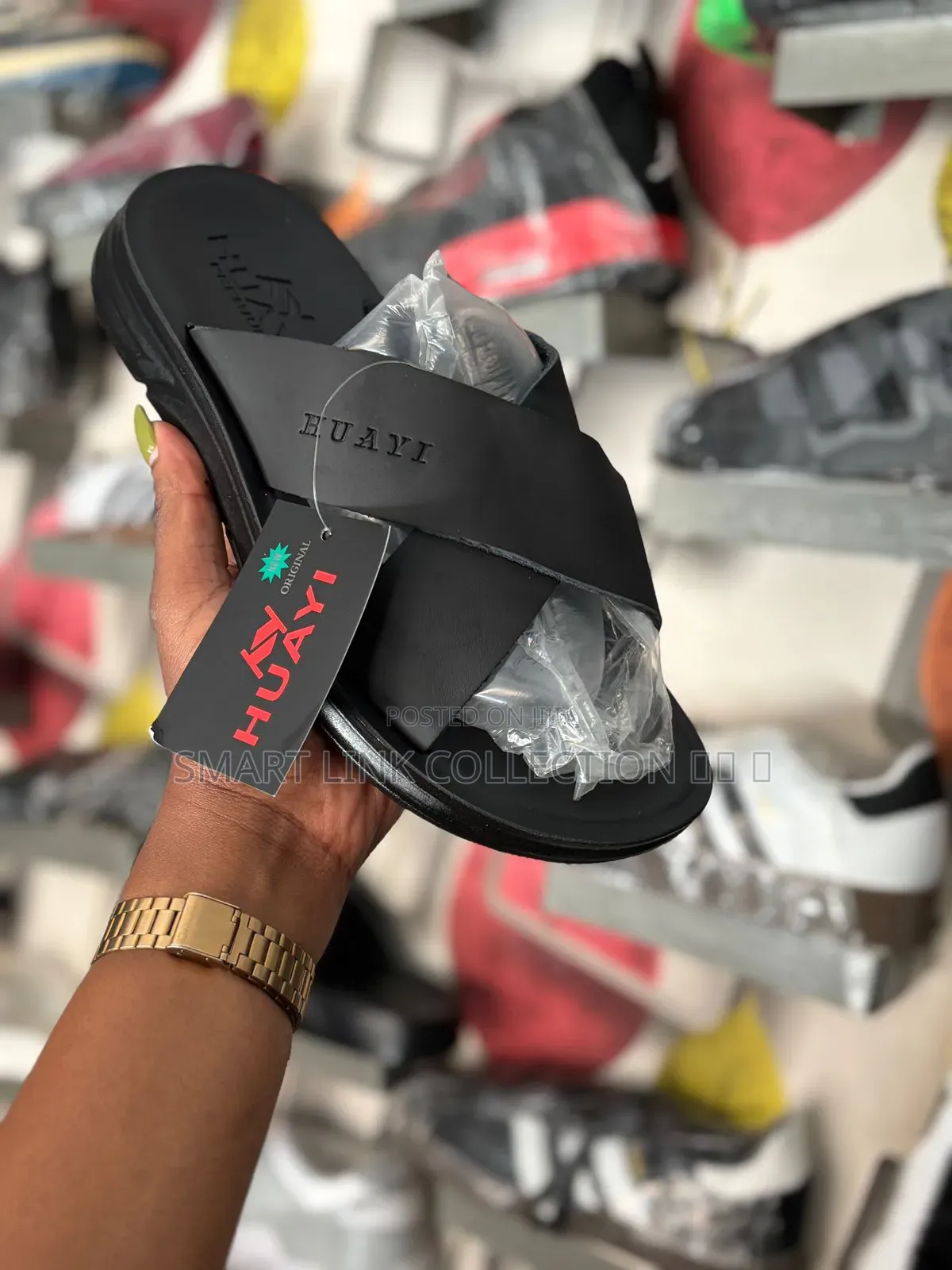 Huayi Leather Sandals