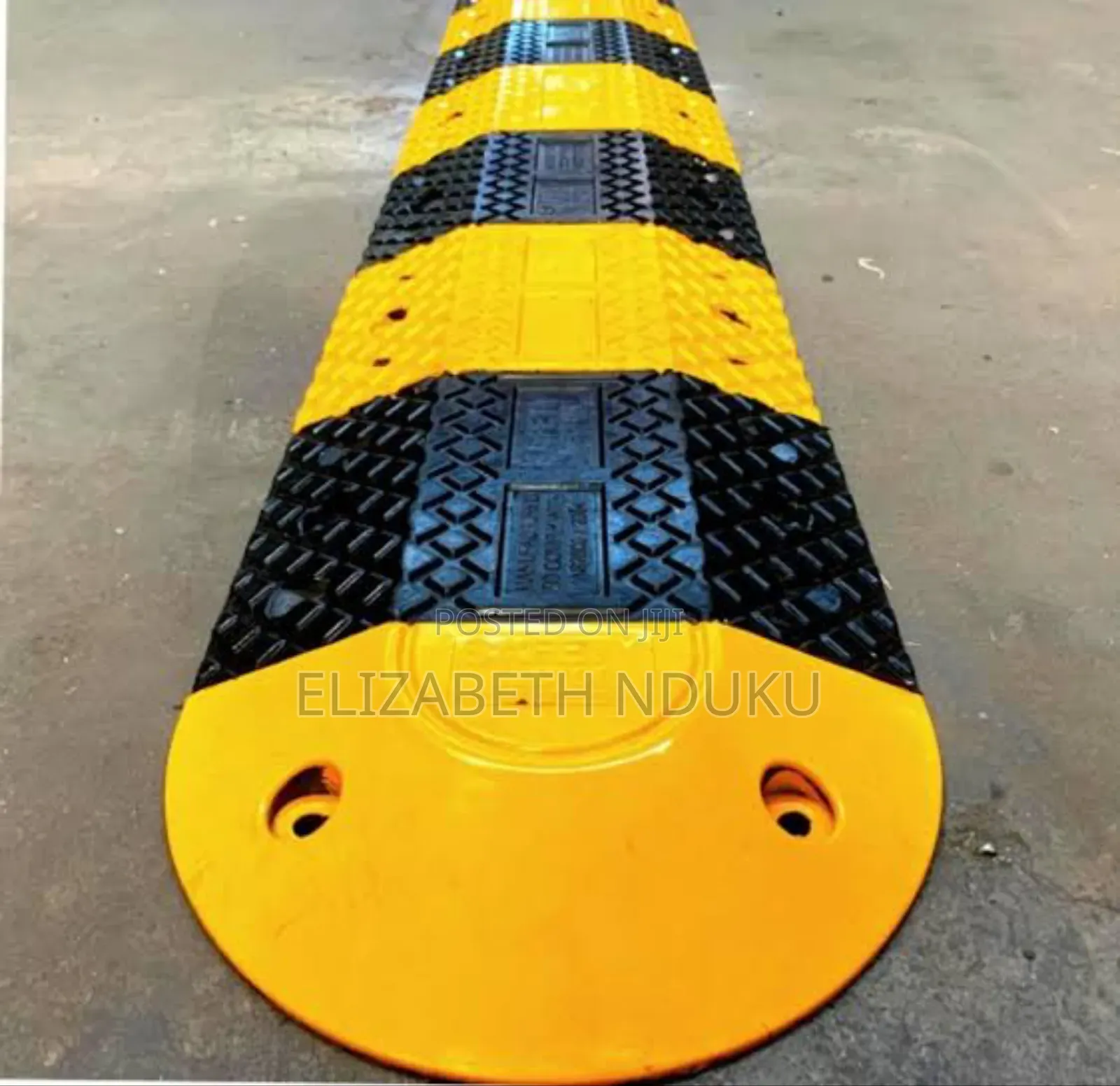 Reflective Rubber Speed Bump