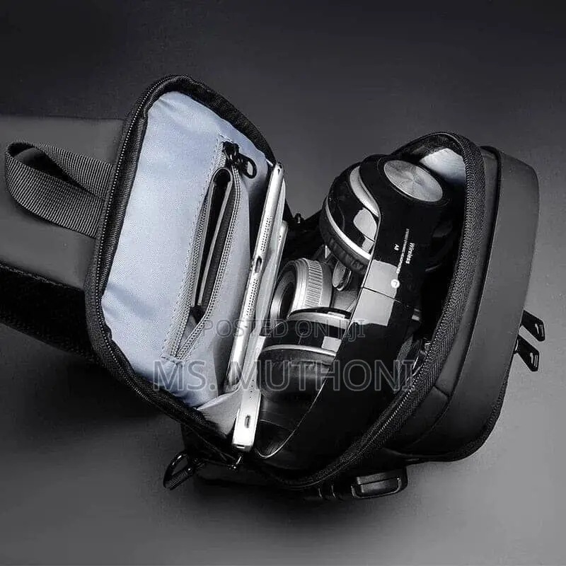 Anti Theft Sling Bag, Usb Charging Sport Sling Anti-Theft Shoulder Bag