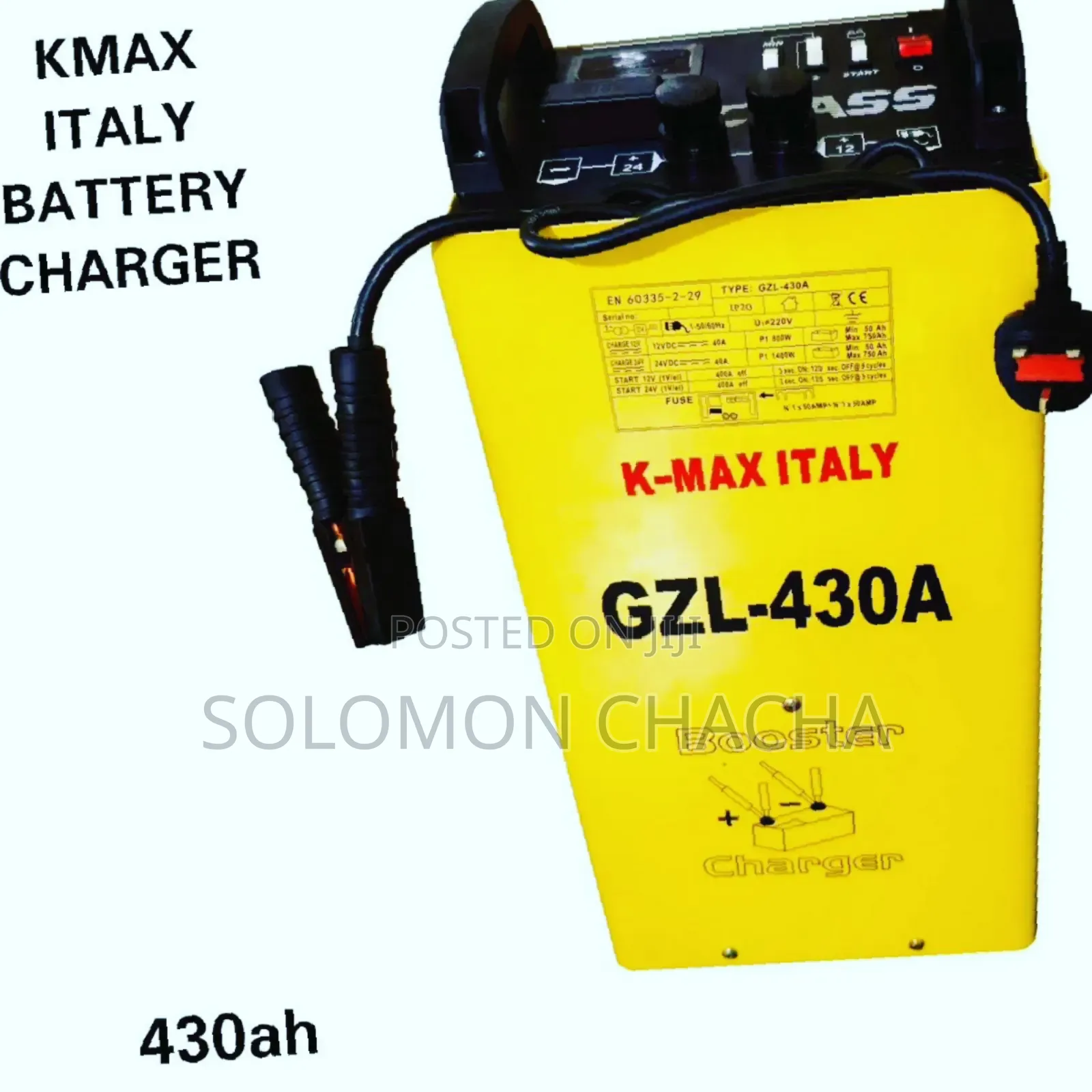 Kmax Italy Gzl-430a Battery Charger Available