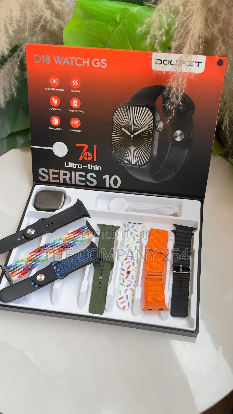 *D18 Smart Digital Interchangeble 7strap and Chargeable