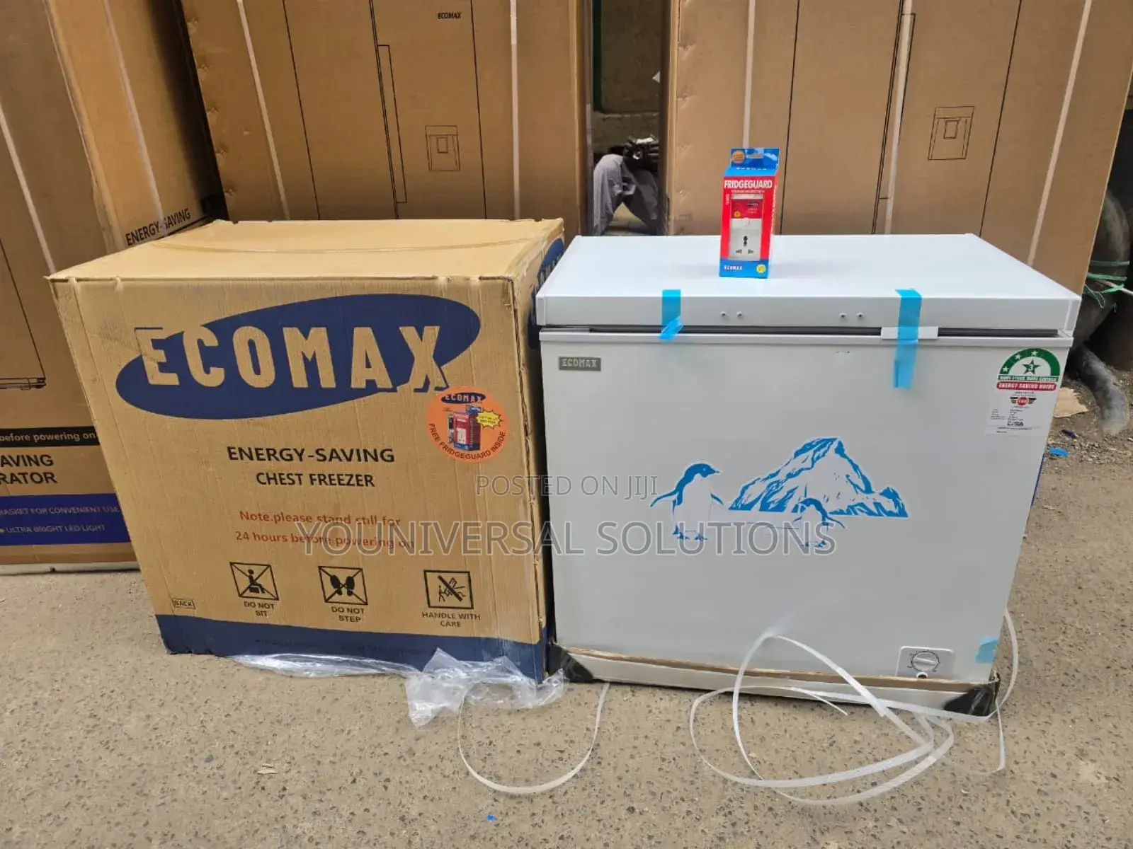 Deep Chest Freezer Ecomax 169 Litres