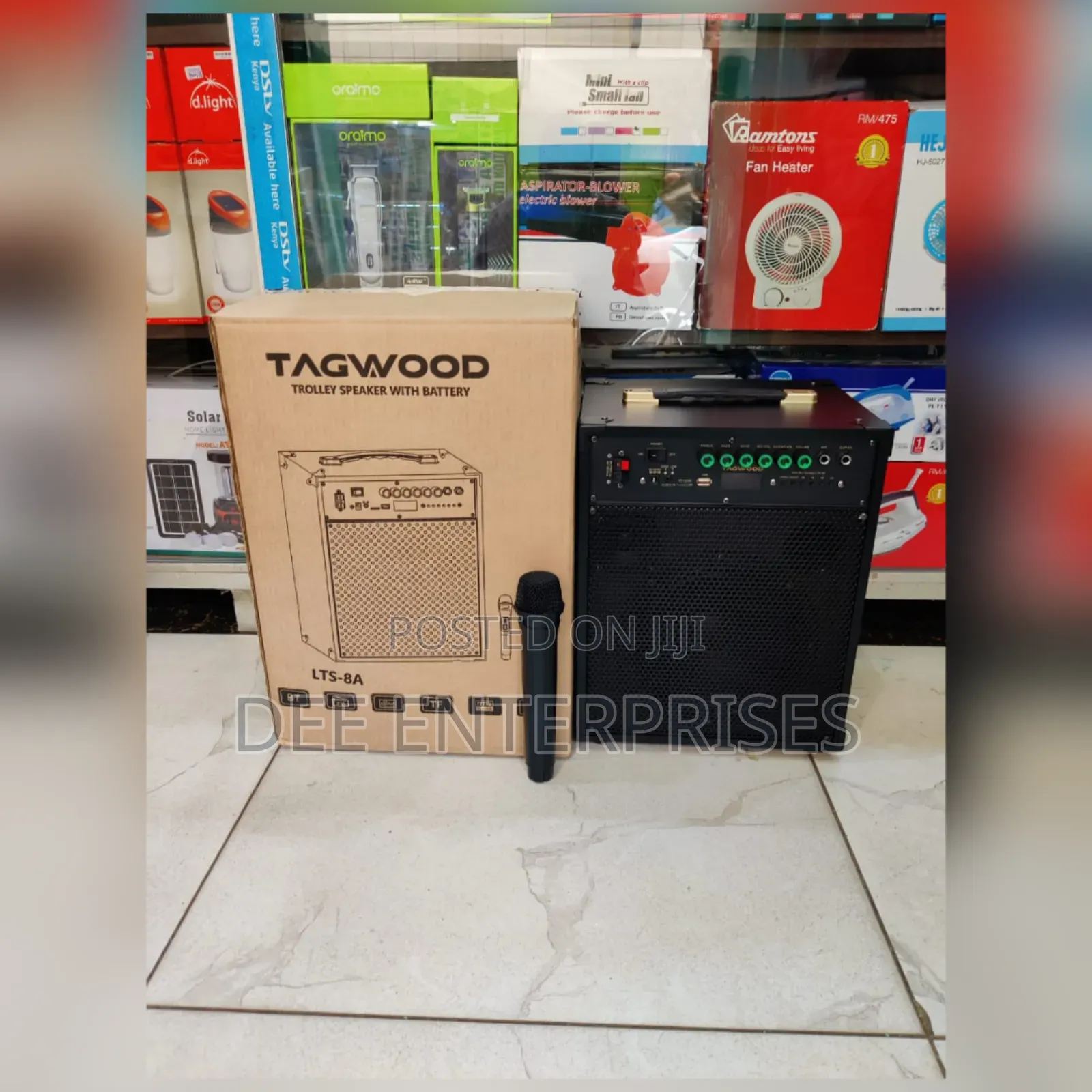 Tagwood 8" Rechargeable Portable Speaker 8a